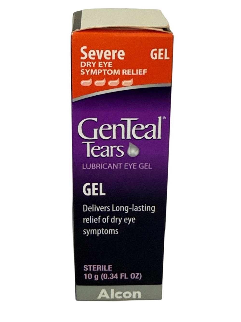 GenTeal Tears Lubricant Gel Drops Severe Dry Eye 0.34 fl oz EXP Sealed